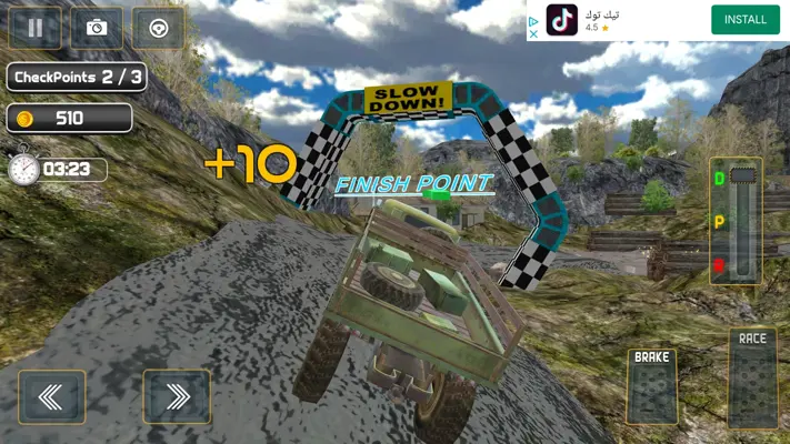 Offroad Mud Truck Simulator Dirt Truck Drive android App screenshot 10