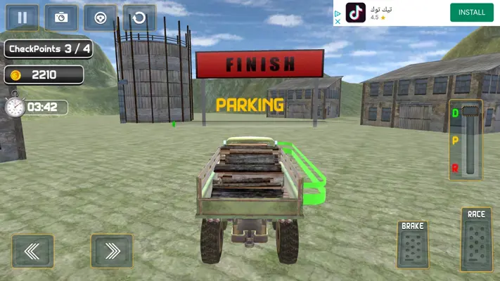 Offroad Mud Truck Simulator Dirt Truck Drive android App screenshot 3