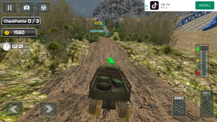 Offroad Mud Truck Simulator Dirt Truck Drive android App screenshot 5