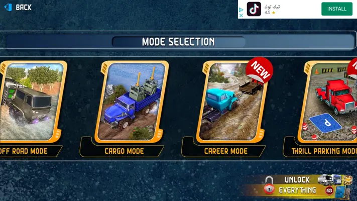 Offroad Mud Truck Simulator Dirt Truck Drive android App screenshot 6